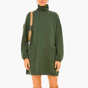 Tuckernuck Pomander Place Forest Green Porter Dress Size M
